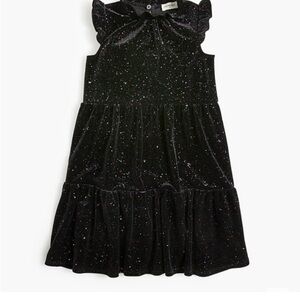 Crewcuts Black Sparkle Kids Dress
